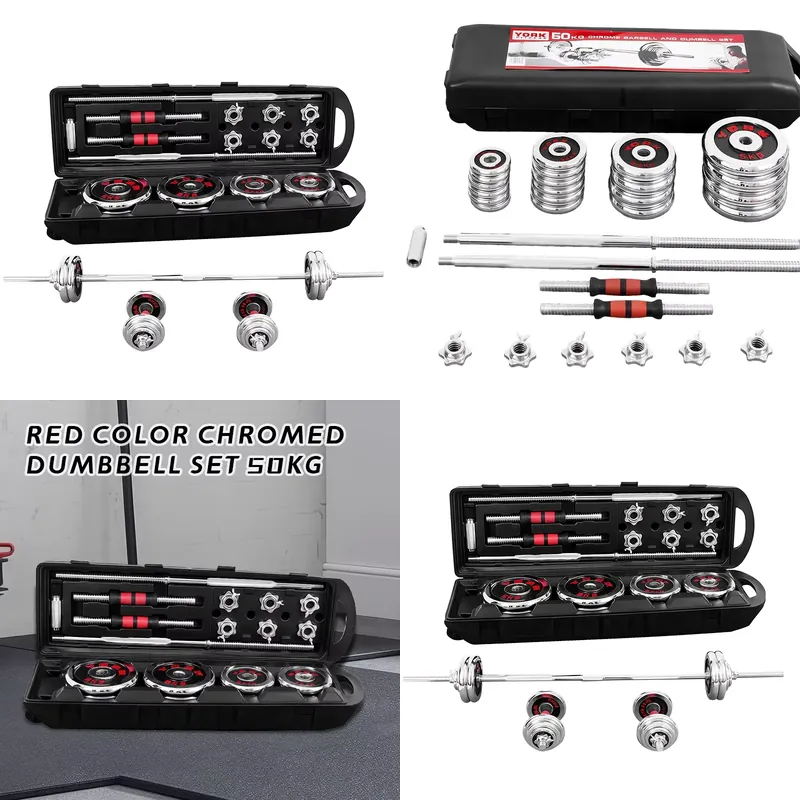 Dumbbell Set - Set Dumbbell Besi Cor yang Dapat