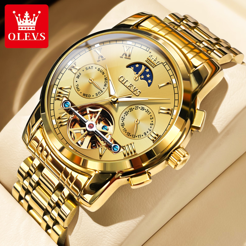 Resistance Band - OLEVS 6617 Jam Tangan Mekanik Klasik