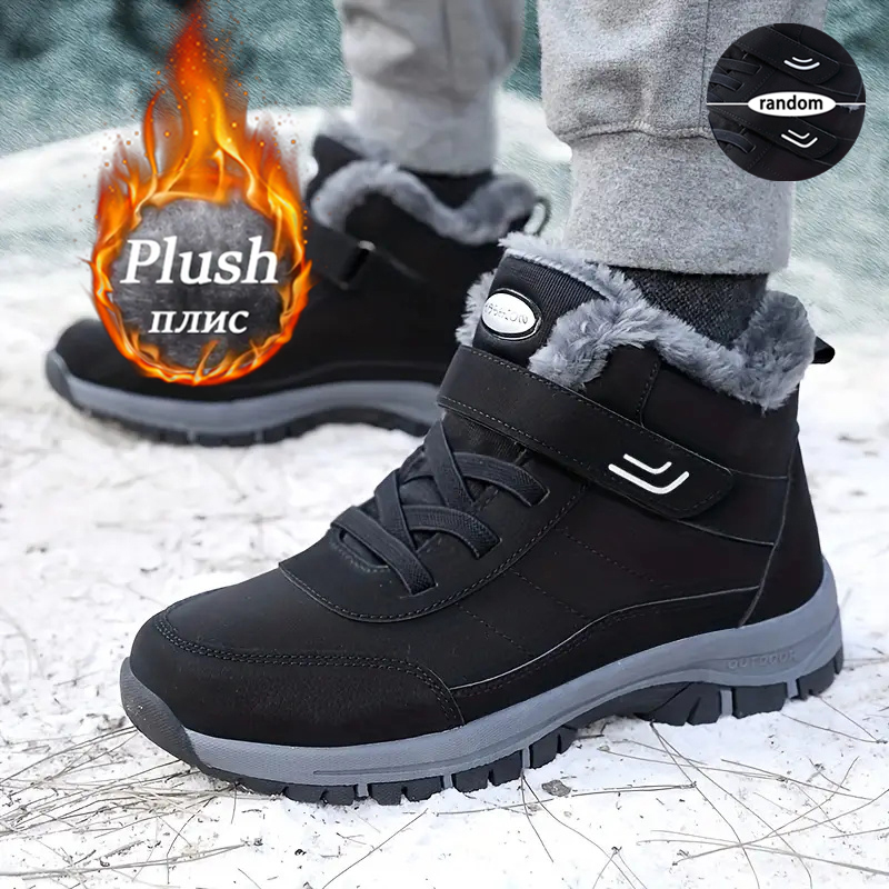 Resistance Band - Sepatu Bot Salju Wanita Berlapis Bulu