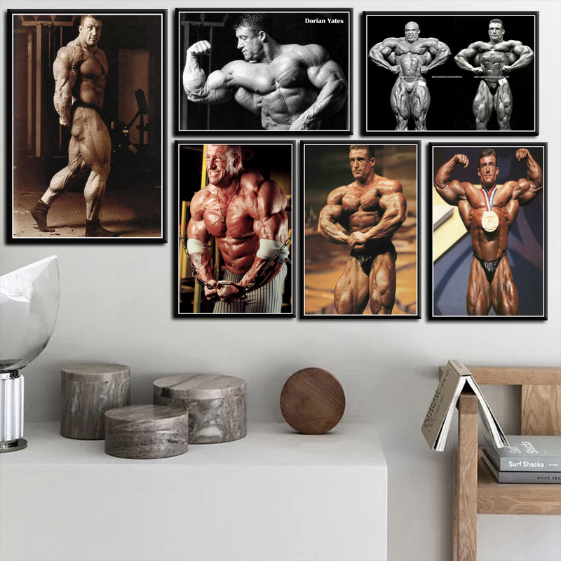 Sports Equipment Poster - Dorian yaes pria otot GYM binaraga