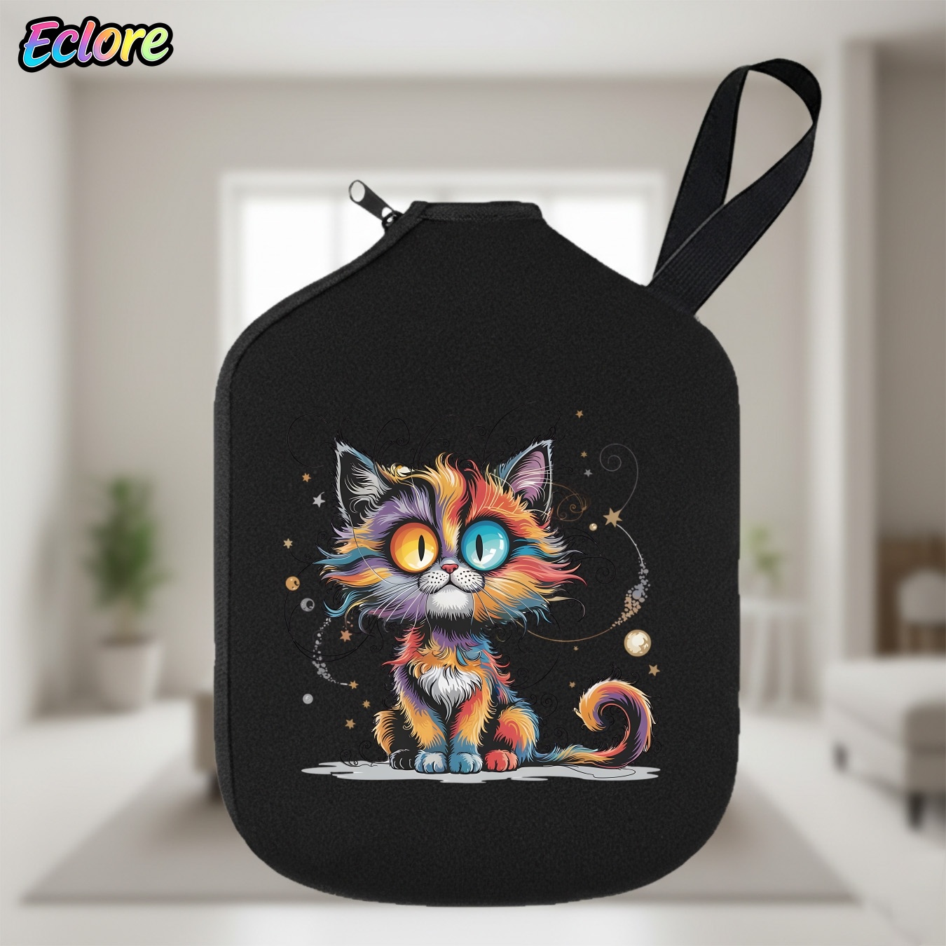 Tennis Racket - Tas Dayung Pickleball Galaxy Star Cat,