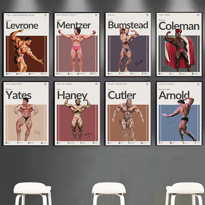 Sports Equipment Poster - Poster Binaragawan Motivasi Bumstead Coleman Mr
