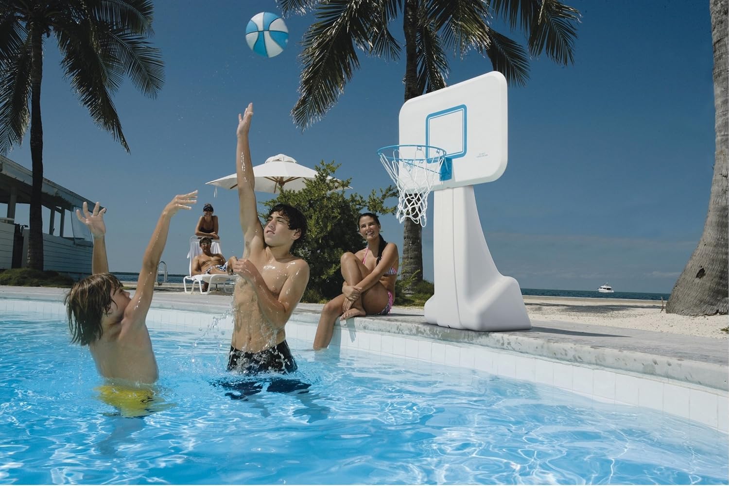 Set Ring Basket Kolam Renang d - Basketball Hoop ulasan dan harga