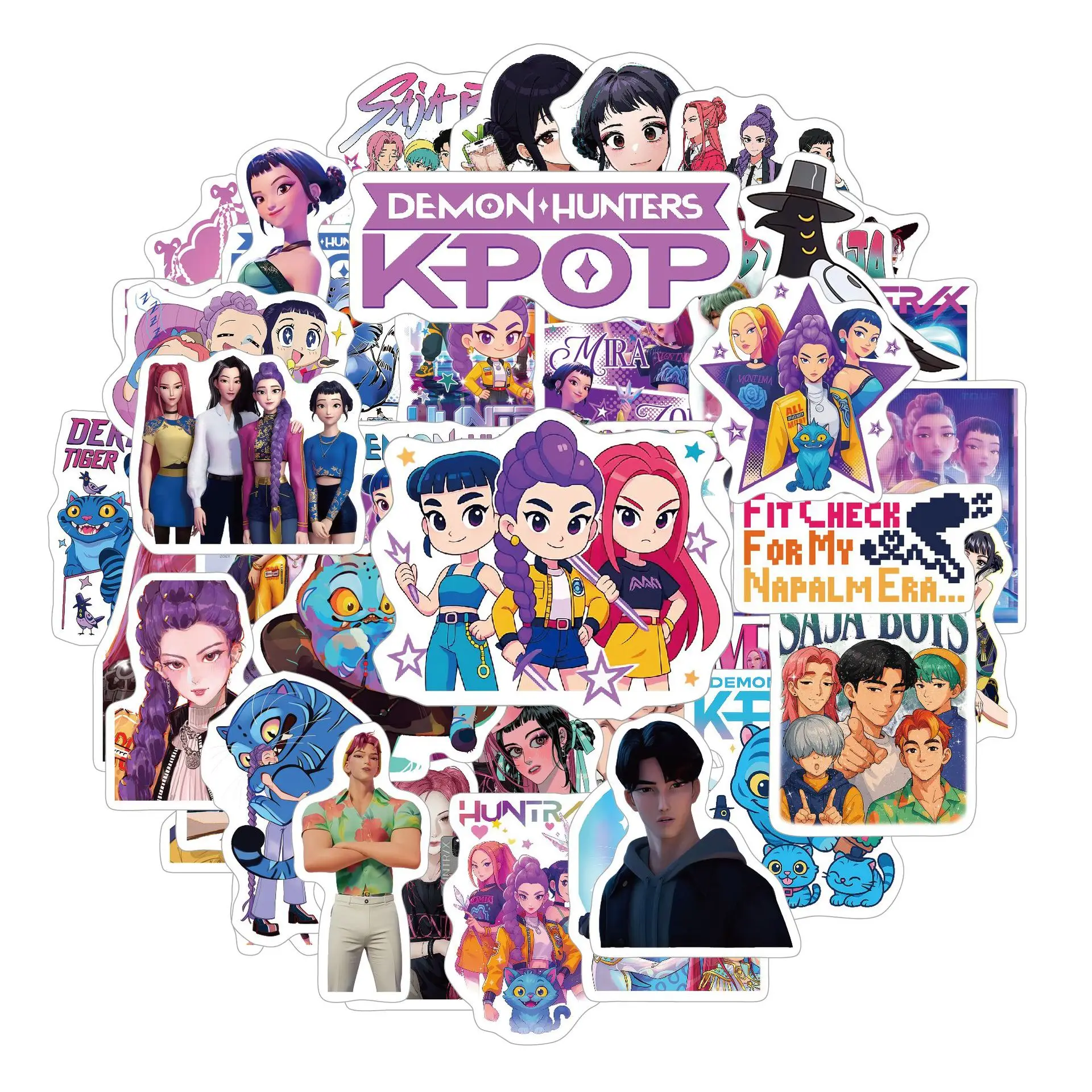 60 buah stiker anime bergambar - Skateboard ulasan dan harga