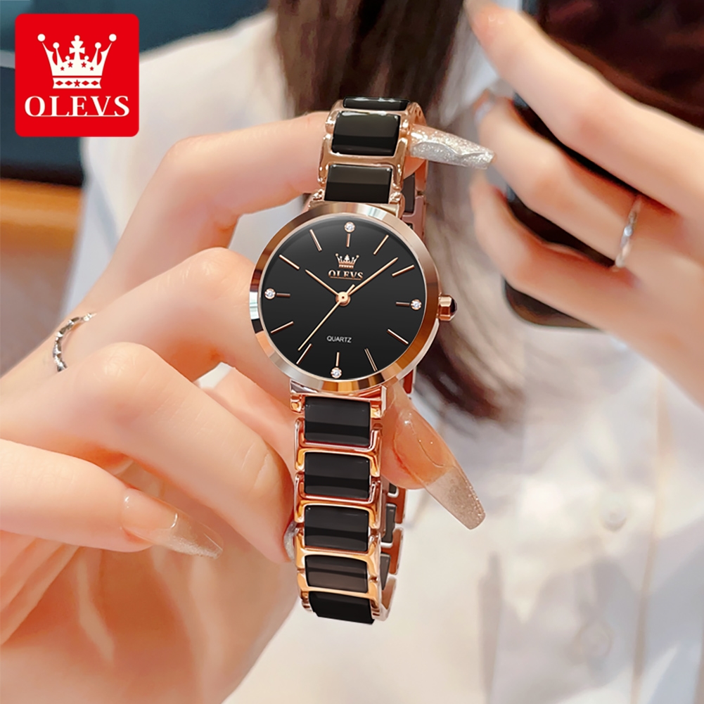 Jam Tangan Wanita OLEVS 5877 M - Resistance Band ulasan dan harga