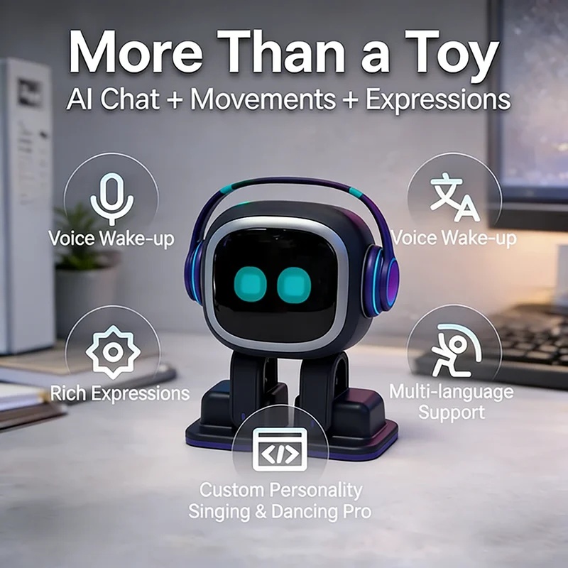 Robot AI EMO Baru, Teman Inter - Skateboard ulasan dan harga