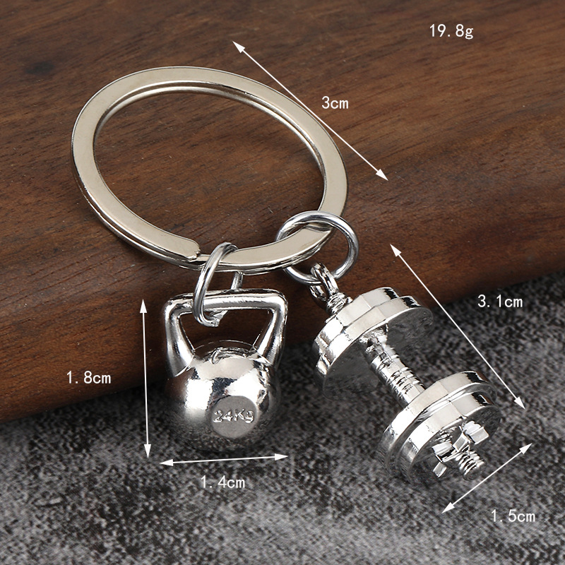 Liontin berbentuk alat olahrag - Dumbbell Set ulasan dan harga