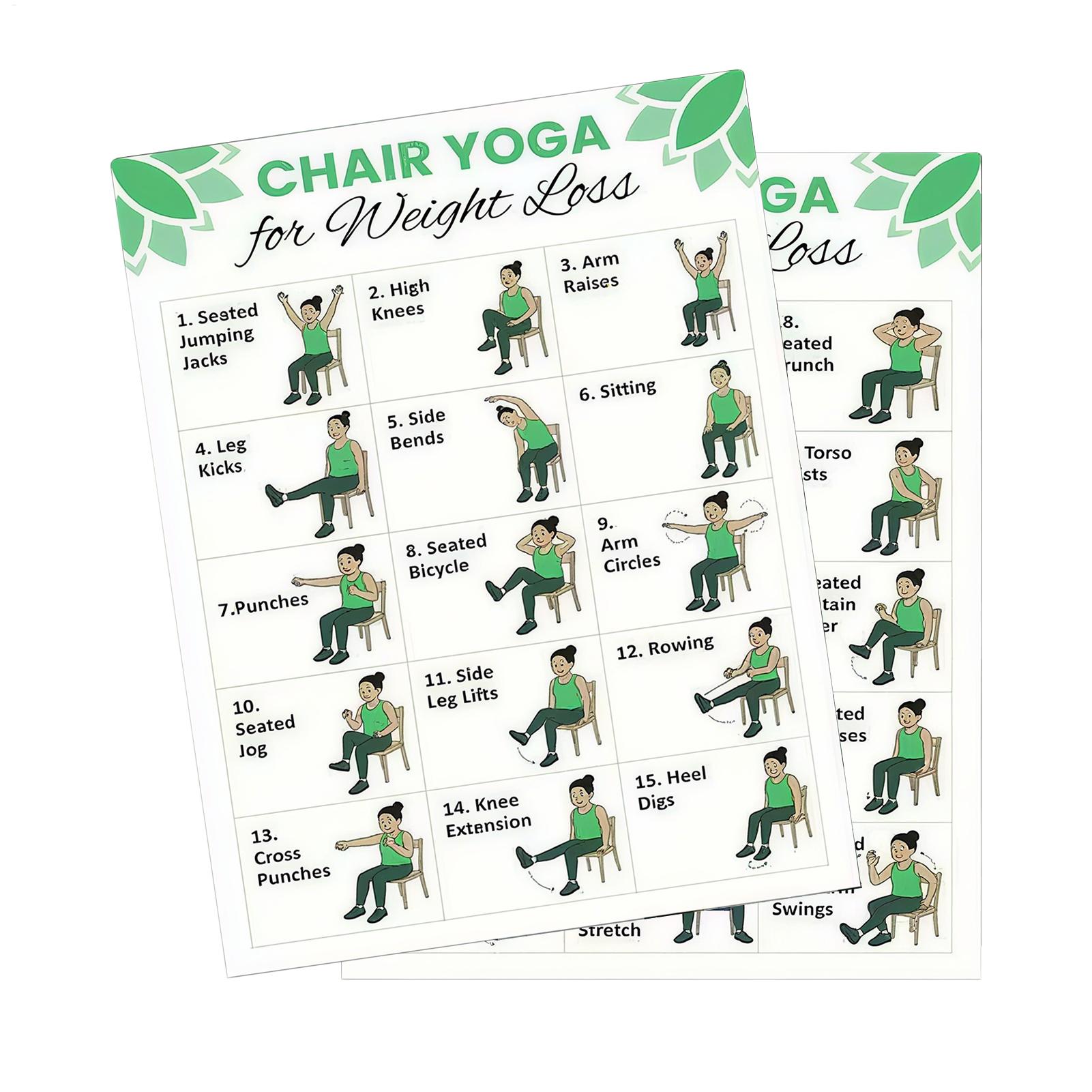 2 PCS Poster Yoga Latihan di R - Sports Equipment Poster ulasan dan harga