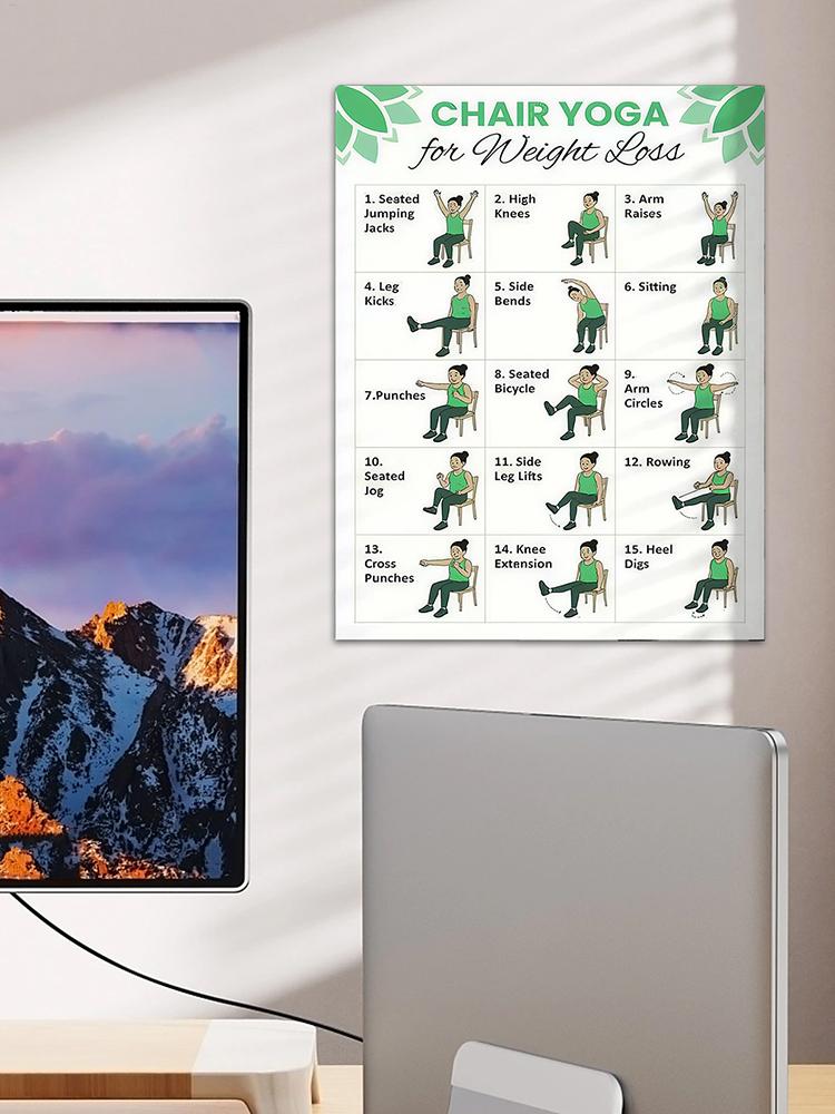 2 PCS Poster Yoga Latihan di R - Sports Equipment Poster ulasan dan harga